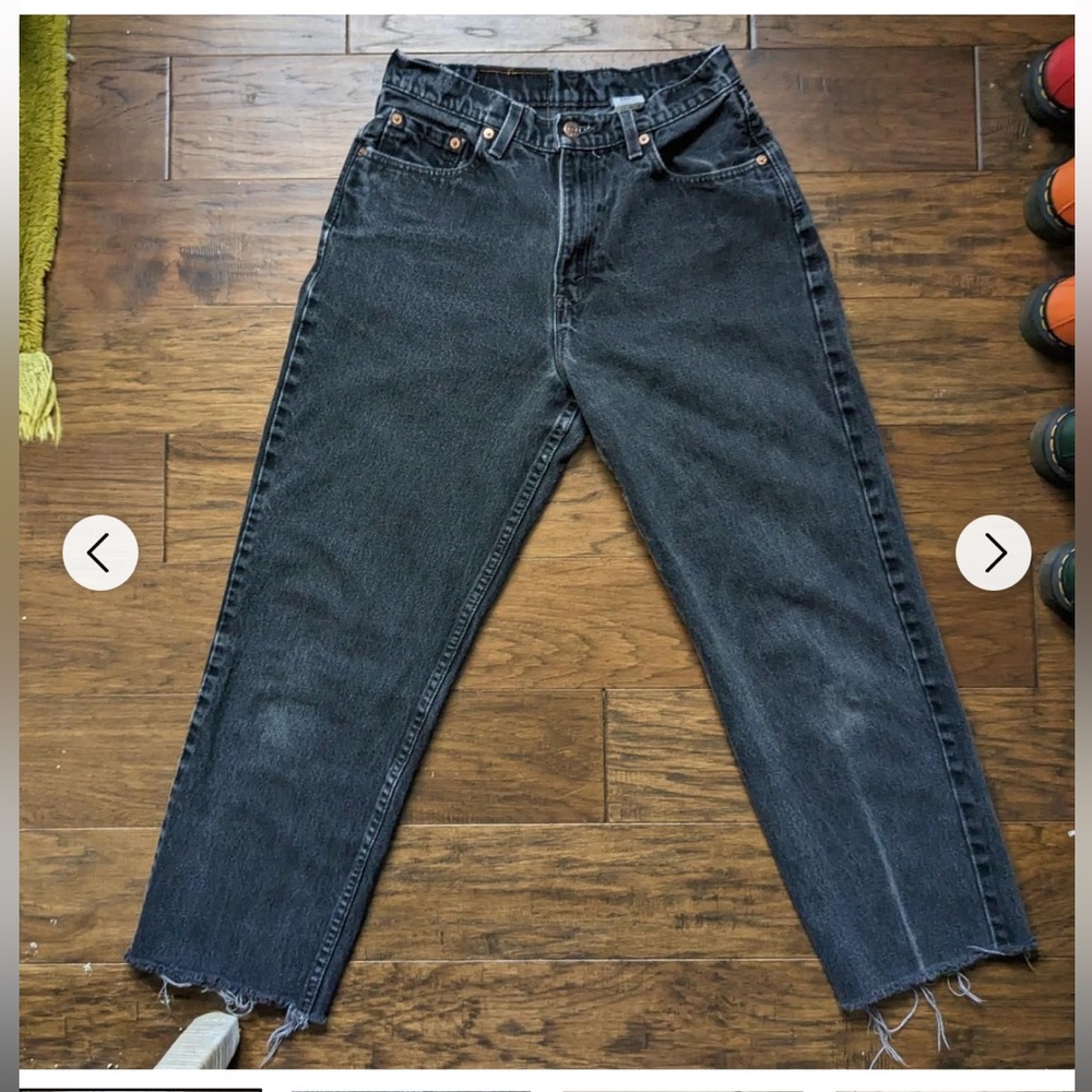 Vintage Womens Levis 560 Jeans Blue Size 9m Juniors Made In USA Loose Straight
